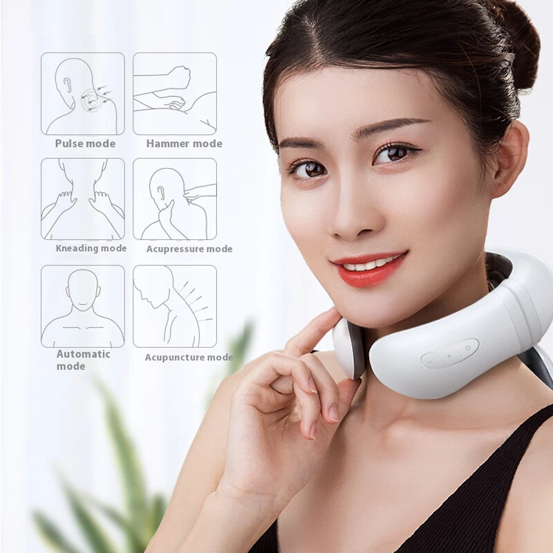 KONKA H99 Neck Massager 15 Intensity Levels 6 Massage Modes USB Rechargeable Shoulder Neck Message Instrument — view 5