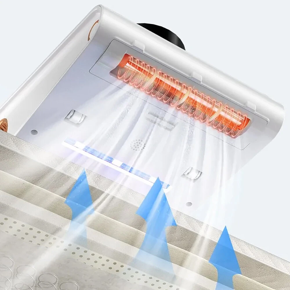 KONKA Mite Remover with UV Light 10000Pa Strong Suction Lightweight Bed Vacuum Cleaner Washable HEPA Filter Mattress Vacuum — view 6