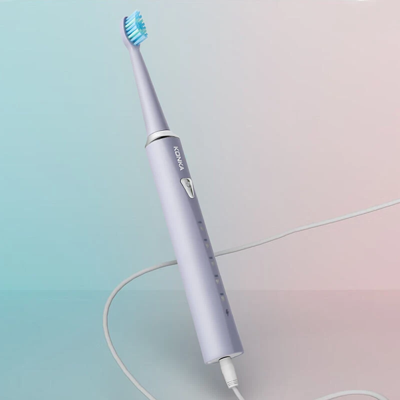 KONKA Sonic Electric Toothbrush IPX7 Waterproof USB Rechargeable with 5 Brushing Modes Oral Cleaning Soft Brush Smart Timer — view 5