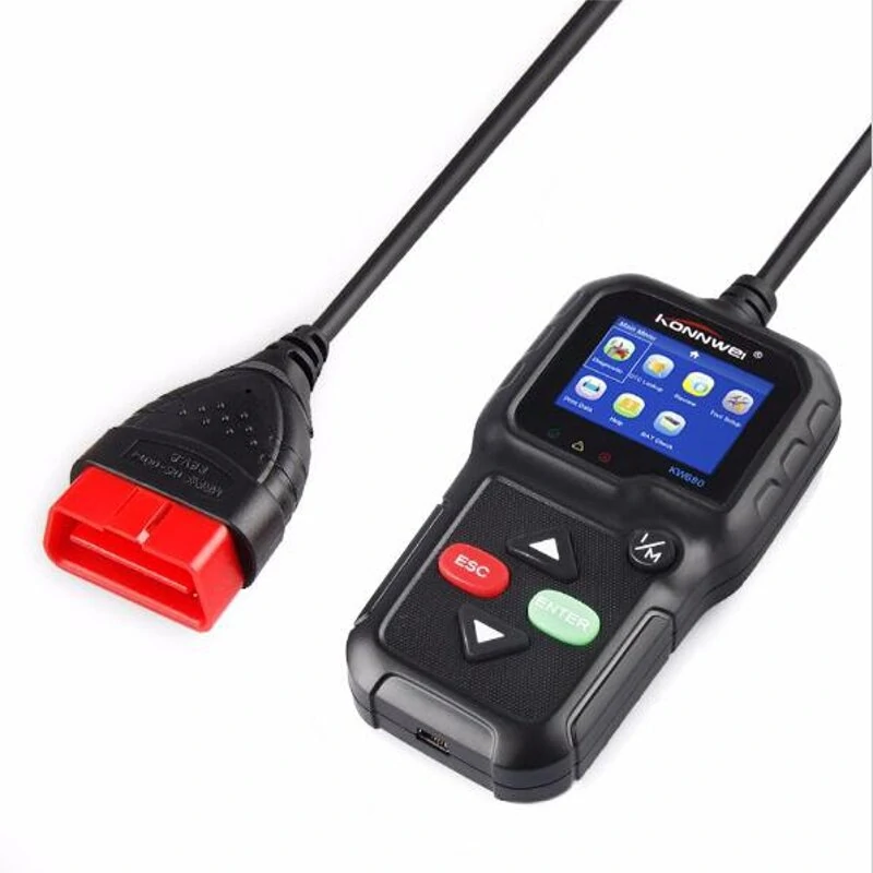 KONNWEI KW680 OBD2 Code Reader Universal Car Diagnostic Scanner Tool Full OBDII EOBD Function — view 3