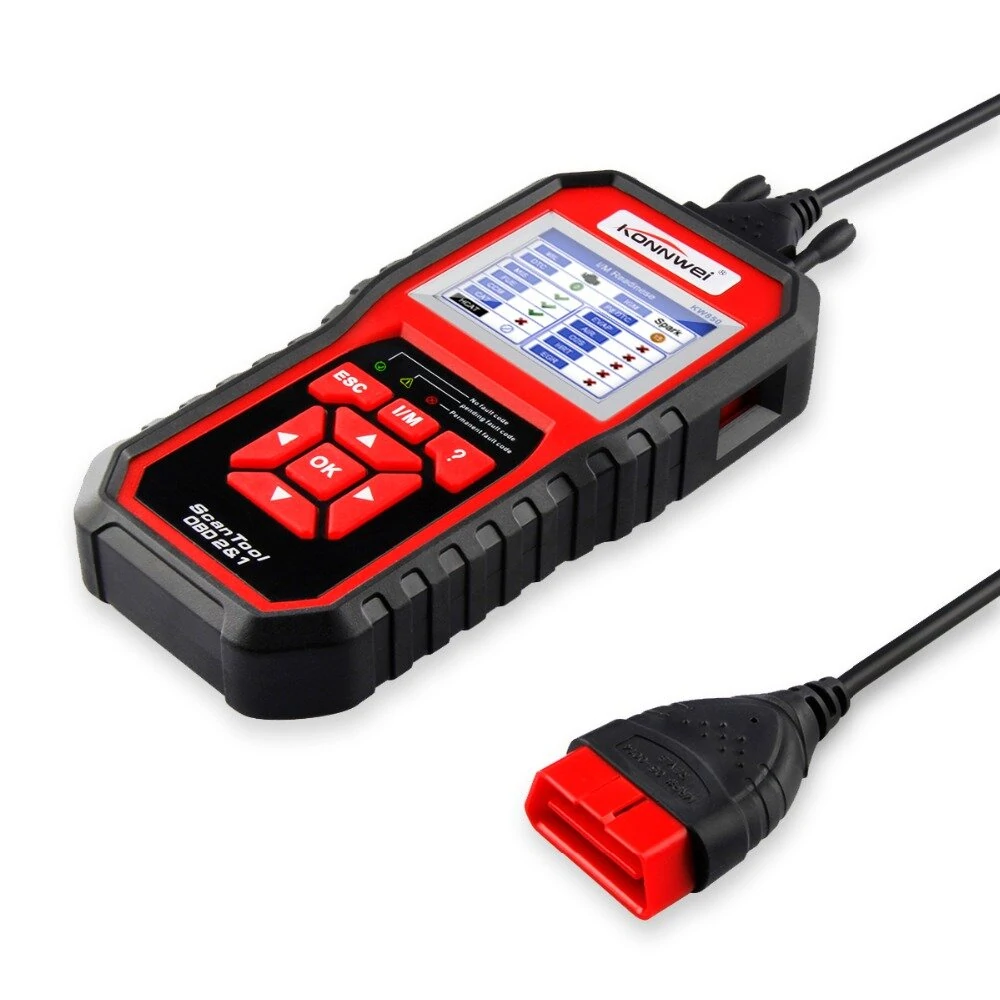 KONNWEI KW850 OBD2 Car Scan Diagnostic Tool EOBD Scanner Engine Fault Code Reader Multi-languages — view 3