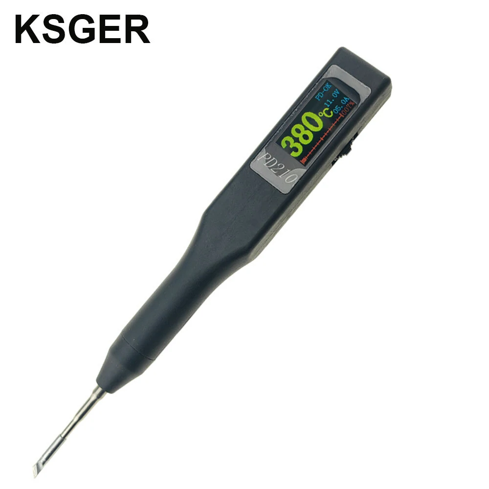 KSGER C210 70W Portable Soldering Iron Station Quick Heating DIY Temperature Control TFT Display — KSGER
