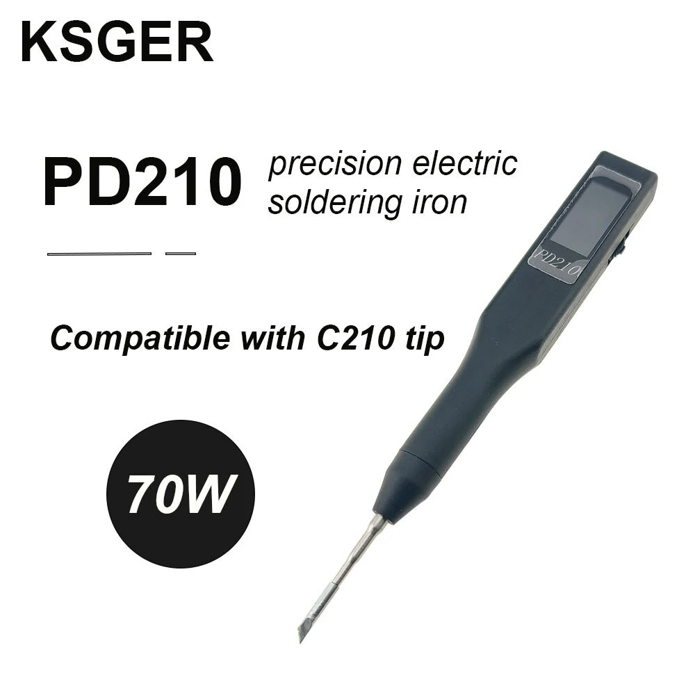 KSGER C210 70W Portable Soldering Iron Station Quick Heating DIY Temperature Control TFT Display — view 8