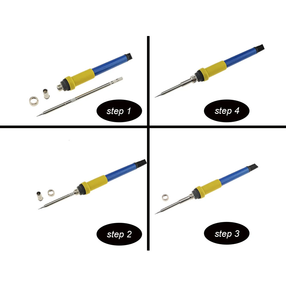 KSGER Mini STM32 V3.1S OLED  T12 Soldering Iron Station DIY Plastic 907 9501 Handle Electric Tools Quick Heating T12 Iron Tips 8s Tins — view 7