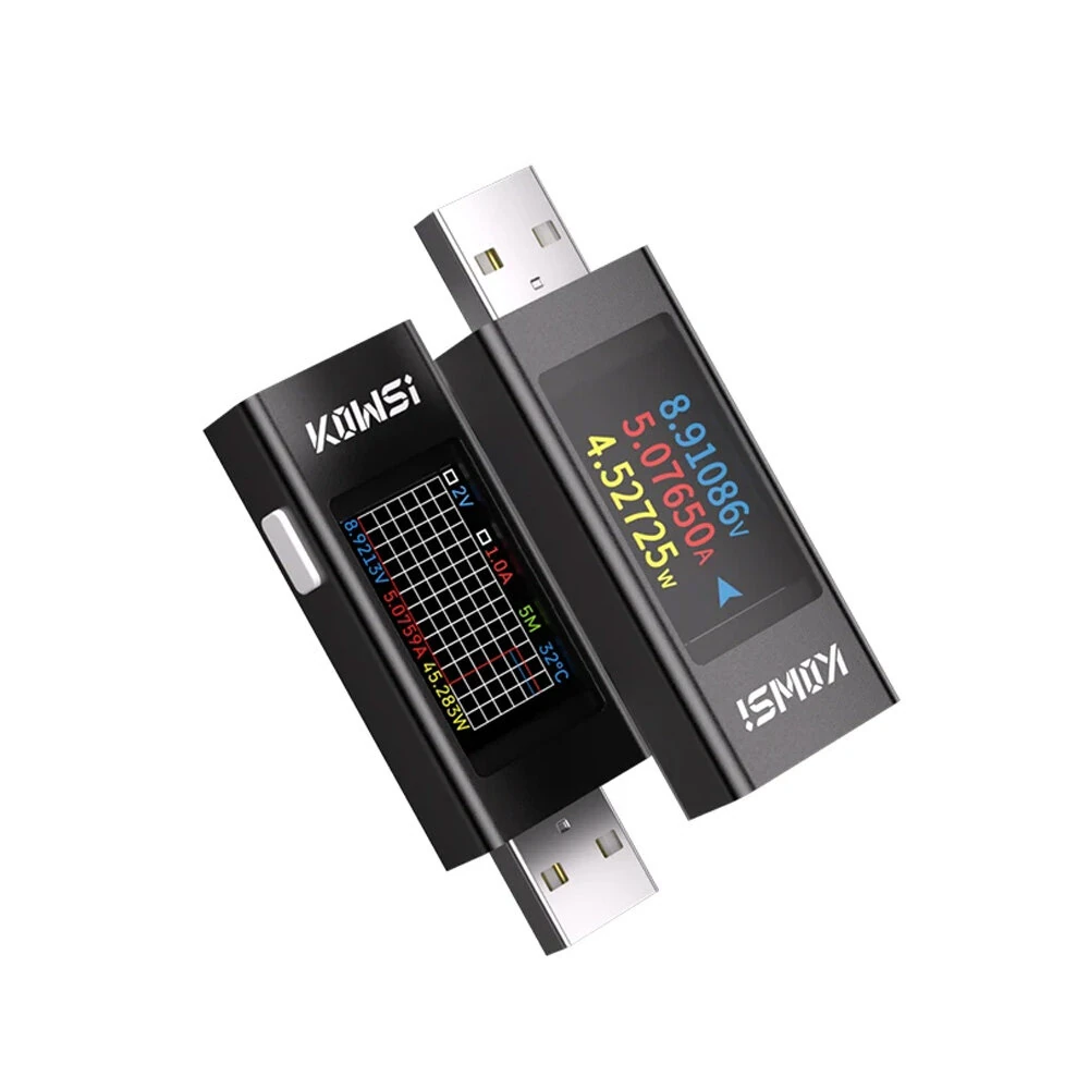 KWS-MX23 USB Digital DC Voltage Ammeter Power Meter Voltmeter Current Meter Cell Phone Charging Tester Detector DC4-30V — Pricio