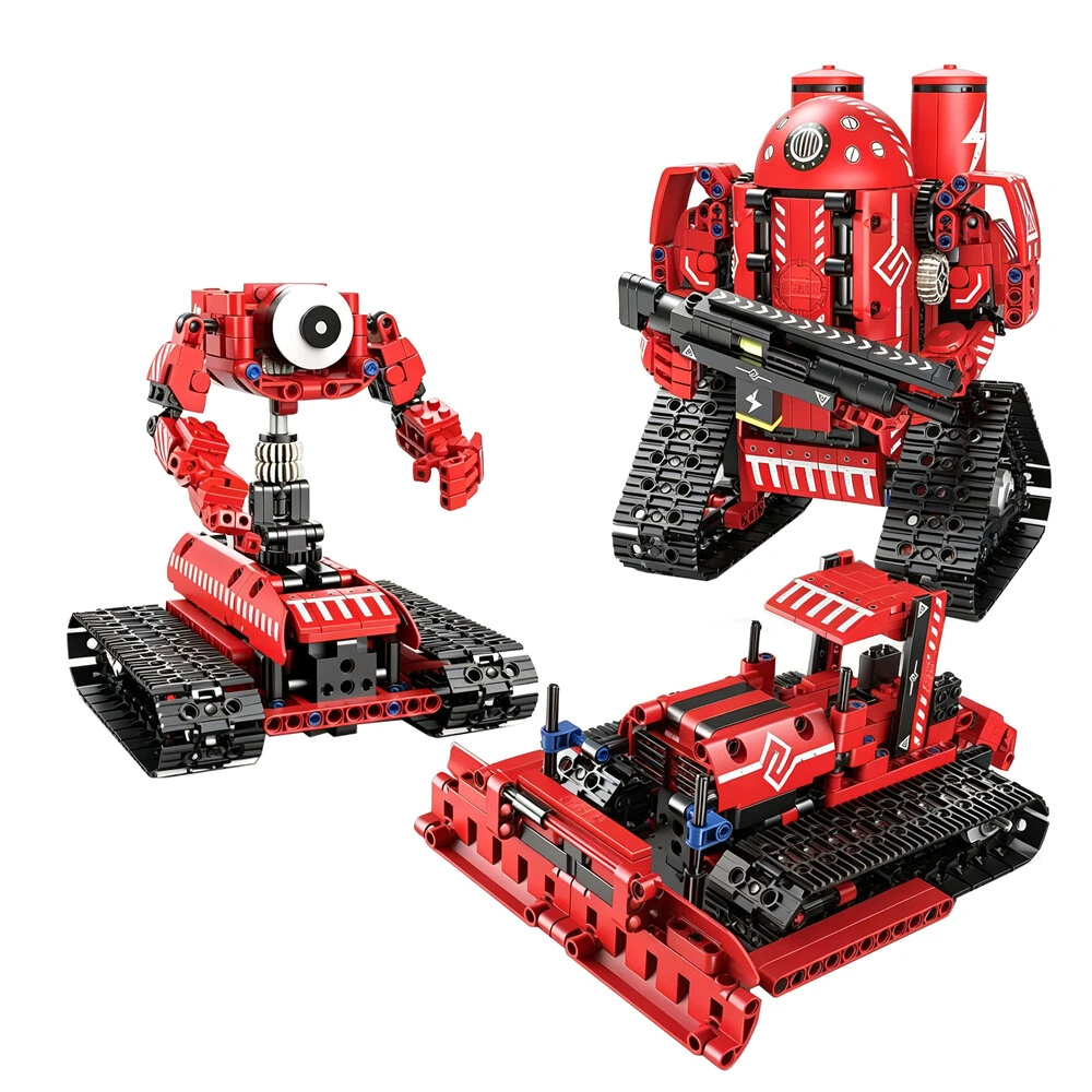 KY Blocks K96135 5-in-1 Robot APP/RC Creative Technical Educational Programming Toys Building Block Brick Assembly Kit Kids Christmas Gift — view 2