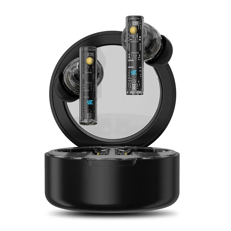 KZ-Carol TWS Bluetooth Headset Wireless ANC Earphone 6-Mic Hybrids Active Noise Cancellation AI Call Noise Reduction Super-Linear Wideband Inner Magnetic Driver 42H Battery Life 55ms Low Latency In-ear Sports Headphones