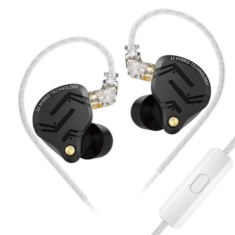 KZ-ZS12 PRO X 5BA+1DD Tuning Earbuds 12 Drivers HiFi Bass In-Ear Monitor Earphone 3.5mm Wired Earbuds with Detachable Cable — view 2