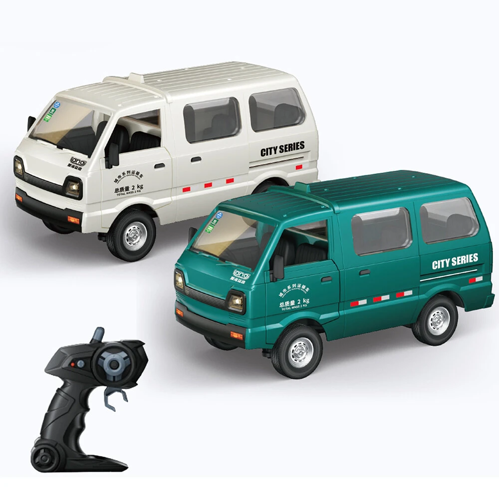 Landi QH922 RTR 1/16 2.4G RWD RC Car Simulation Van Drift Truck Sound LED Light Remote Control On-Road Vehicles Simulate WPL D22 Models Toys — Landi