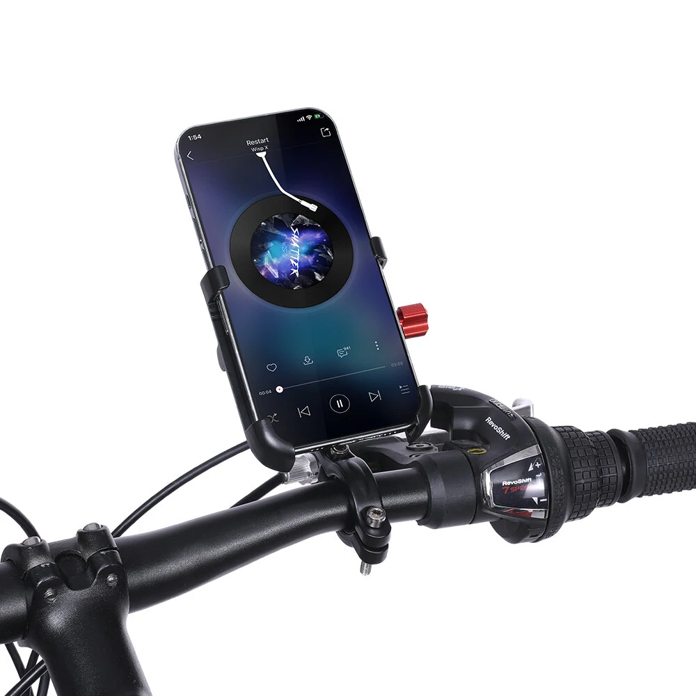 LAOTIE BM2 Universal Bike Phone Holder Four Corners Shockproof Free Rotation 4.0"-7.0" Cellphone Electric Scooter Motorcycle Bicycle Mount for SAMEBIKE LAOTIE — view 8