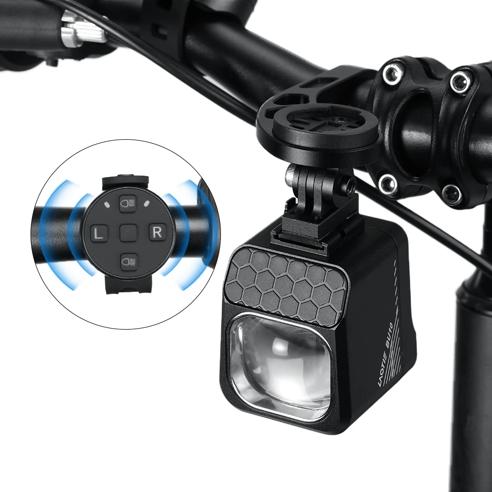 LAOTIE BU10 Wireless Remote Bike Headlight 1600Lm Super Bright Cut-off Line Design 4000mAh Battery Phone Emergency Power Bank IPX5 Waterproof Fast Charge Digital Display Smart Overhang Front Light for Universal Road Bikes MTB Bikes — view 11