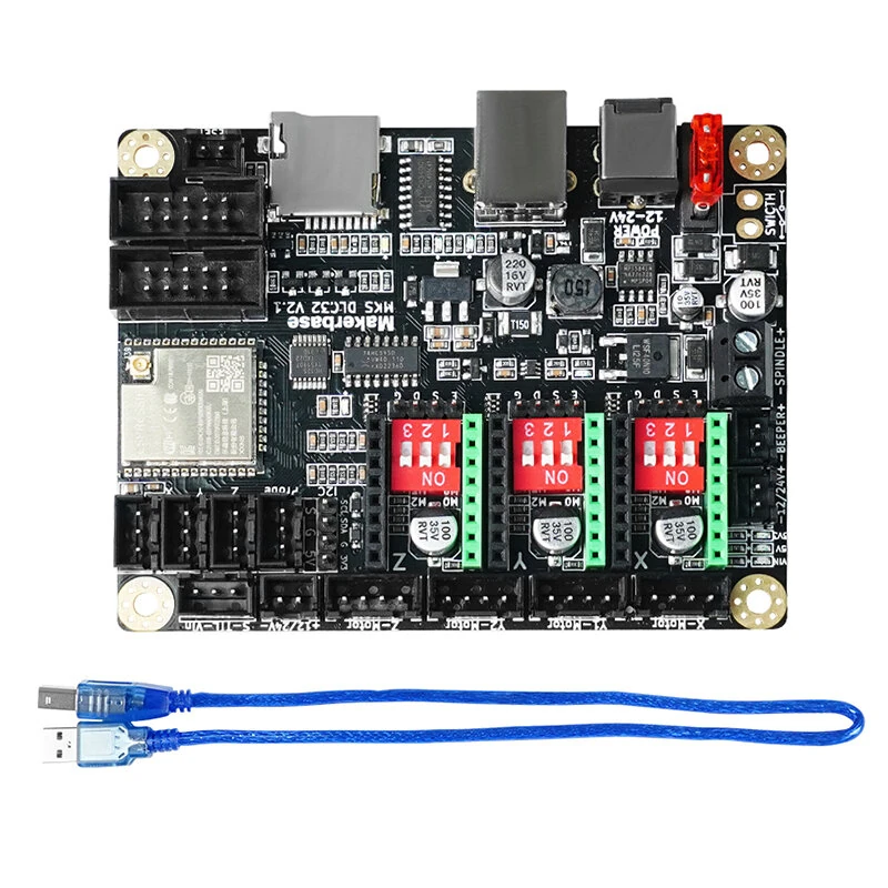 Laser Engraving Machine Motherboard MKSDLC32 V2.1 32Bit Control Board WiFi GRBL TS24/TS35-R Touch Screen Laser Module for CNC Laser Engraving Machine — Laser