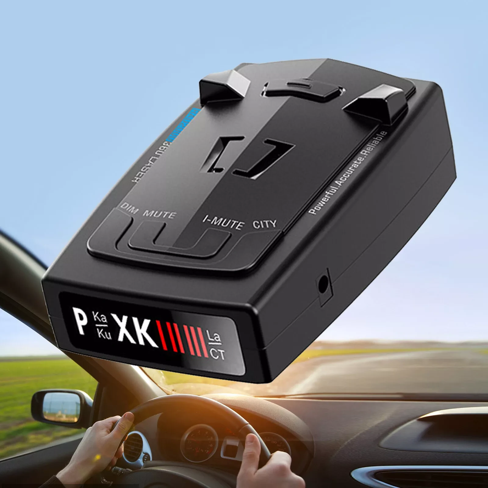 Laser Radar Detector Long Range Detection 360 Degree Laser Police Detector Laser Detection Speed Alarm — view 2