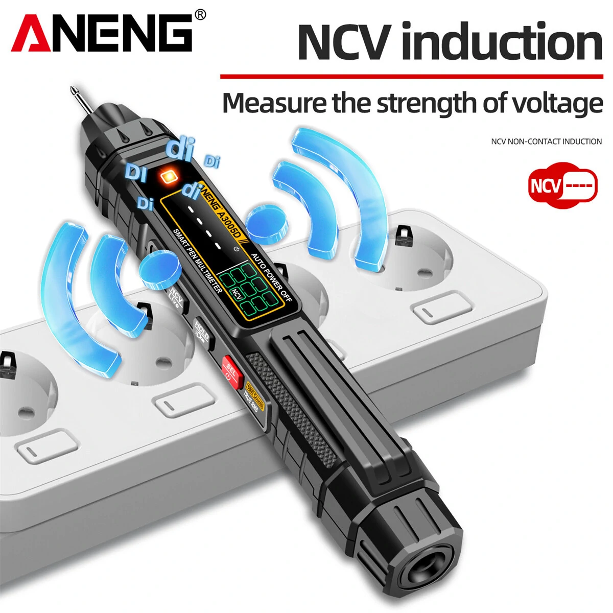 Latest Model ANENG A3005D 2In1 Multimeter Test Pen with VA Color Display Auto Shutdown Non-Contact Line Wiring Detection NCV Induction Technology High Portability for Electricians and DIY Enthusiasts — view 6