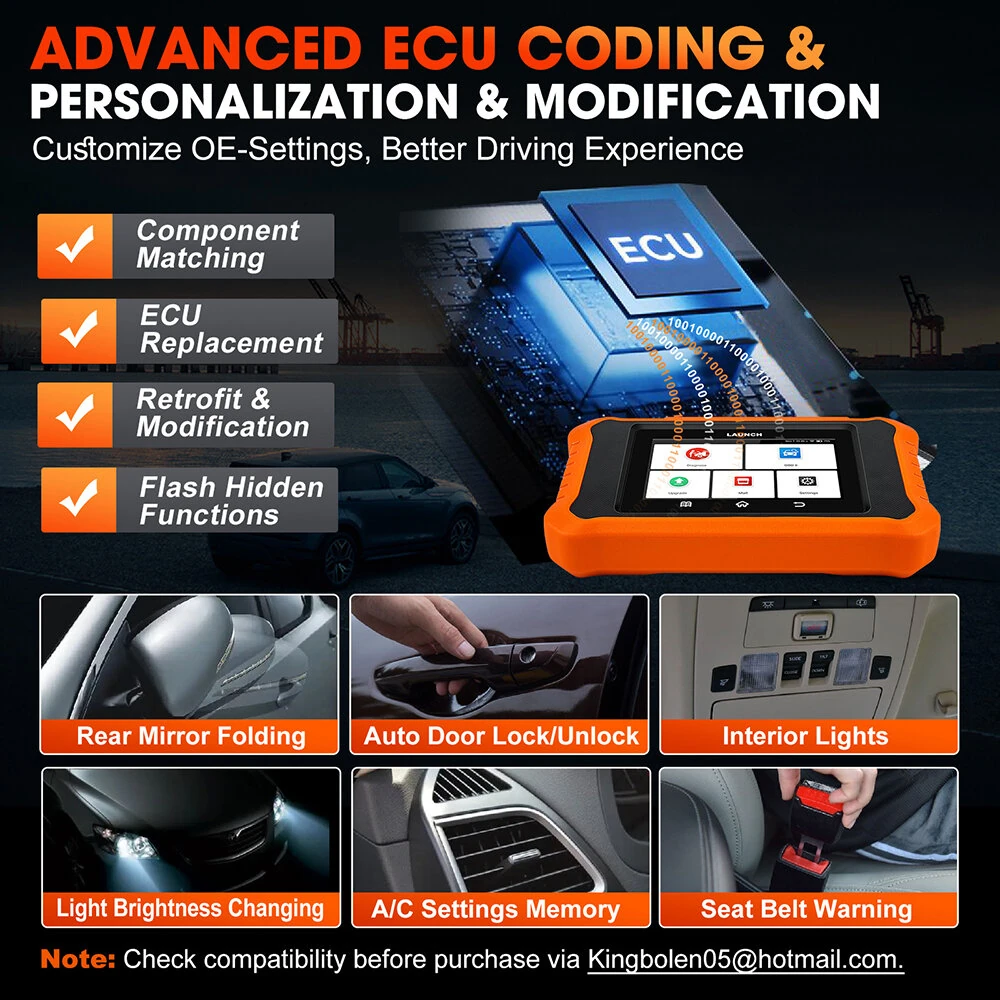 LAUNCH 431X Creader Elite 2.0 Bidirectional OBD2 Scanner All System Car Diagnostic Tool ECU Coding 31 Reset Lifetime Free Update — view 5