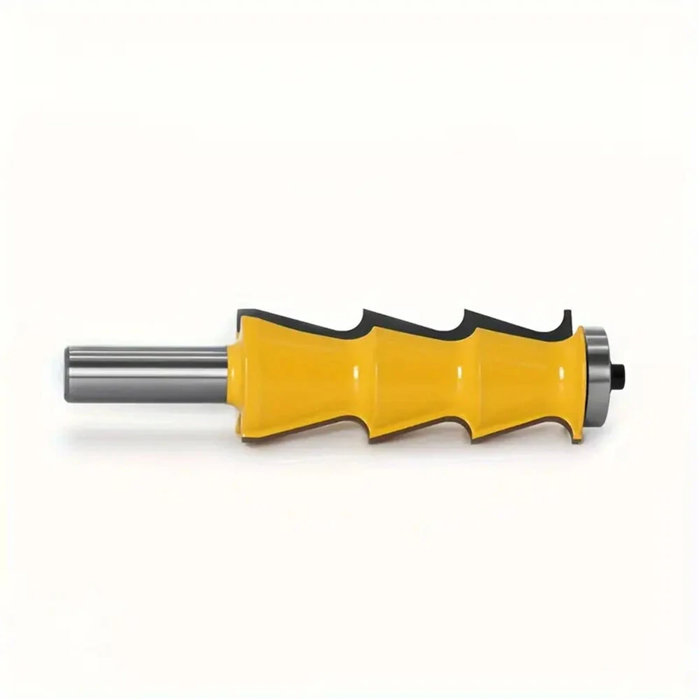 LAVIE 12mm 1/2" Shank Louver Shutter Style Router Bit Woodworking CNC Carbide Milling Cutter with Bearing Ideal for Decorative Line Carving on Wood — view 8