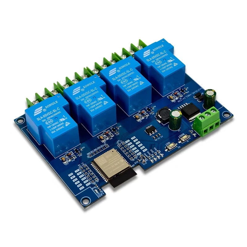 LC DC7-28/5V Power Supply ESP32 WiFi bluetooth Four-way 30A Relay Module ESP32 Development Board — view 4