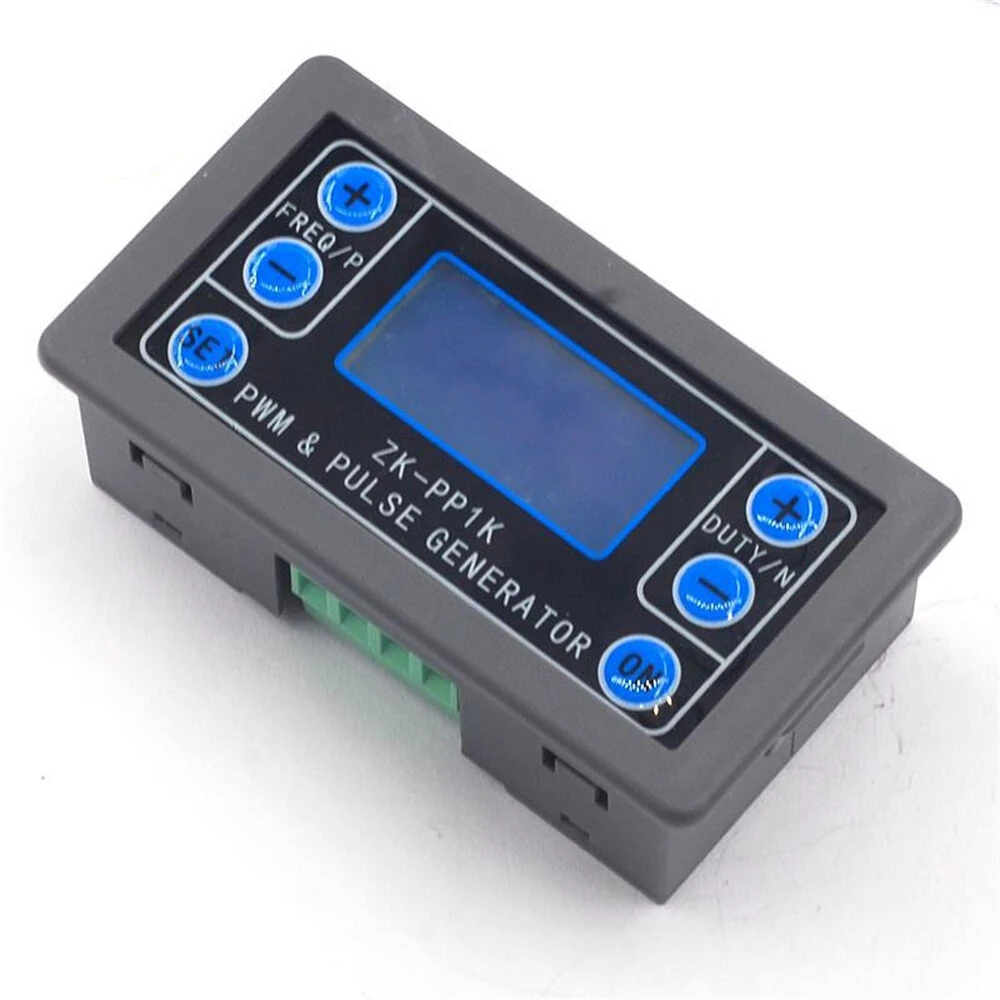 LCD Digital PWM Signal Generator Pulse Frequency Duty Cycle Adjustable 1Hz-150KHz Square Rectangular Wave 3.3V-30V Anti-Reverse Protection — LCD