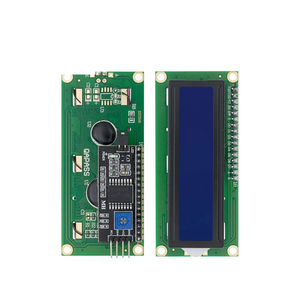 LCD1602 LCD Screen Module Blue/Yellow Green Screen IIC/I2C 1602 LCD Module LCD1602A Blue Screen with Back Module — view 6