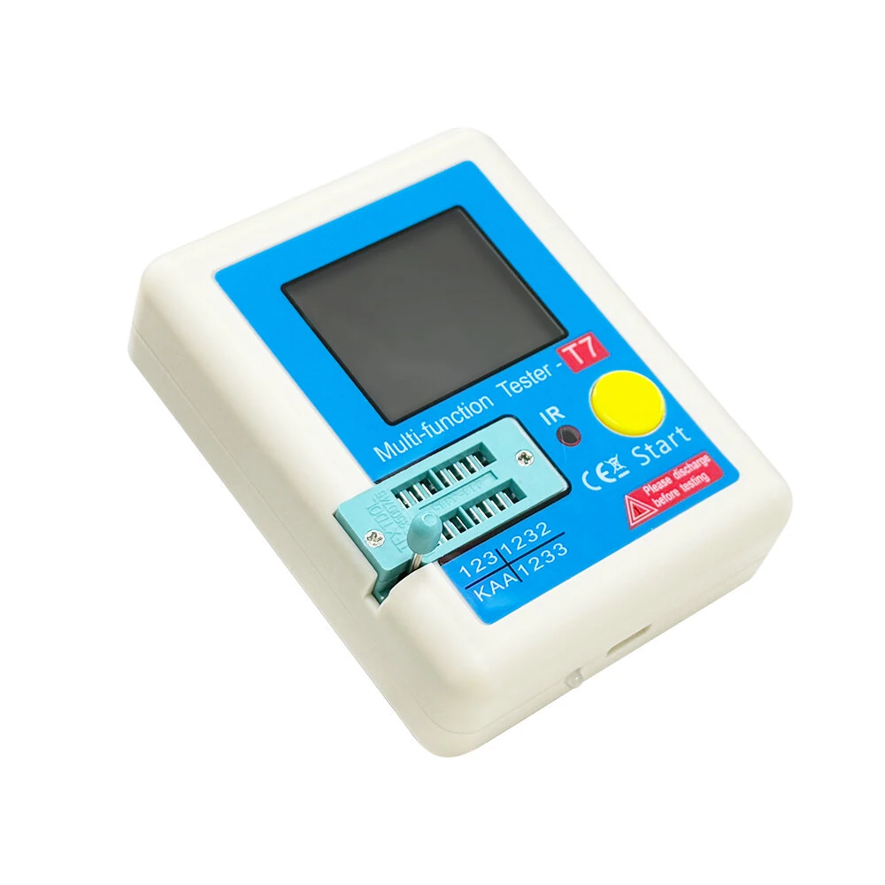LCR-T7 Multifunction Transistor Tester 1.8 Inch Graphic Display Precision Component Analyzer for Capacitor Resistor Inductor Battery — view 4