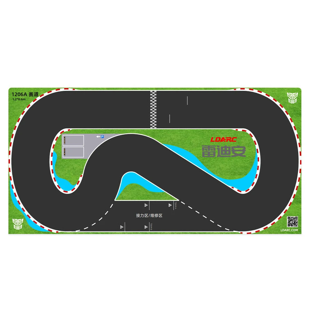 LDARC X43 V64 Turbo C75 C82 C74 Diatone 3005 1/64 1/72 1/76 Mini RC Car Parts Race Track Scene Mat 1206A Vehicles Model Spare Accessories — LDARC