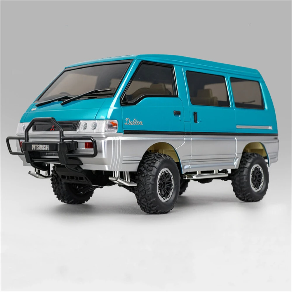 LDRC 1296 RTR 1/12 2.4G 4WD for Mitsubishi Delica L300 1986 RC Car Dual-Speed Mechanical Shifting Classis Off-Road Van Climbing Truck LED Light Full Proportional Control Metal Gears CVD Straight Axle Vehicles Models Toys — view 11