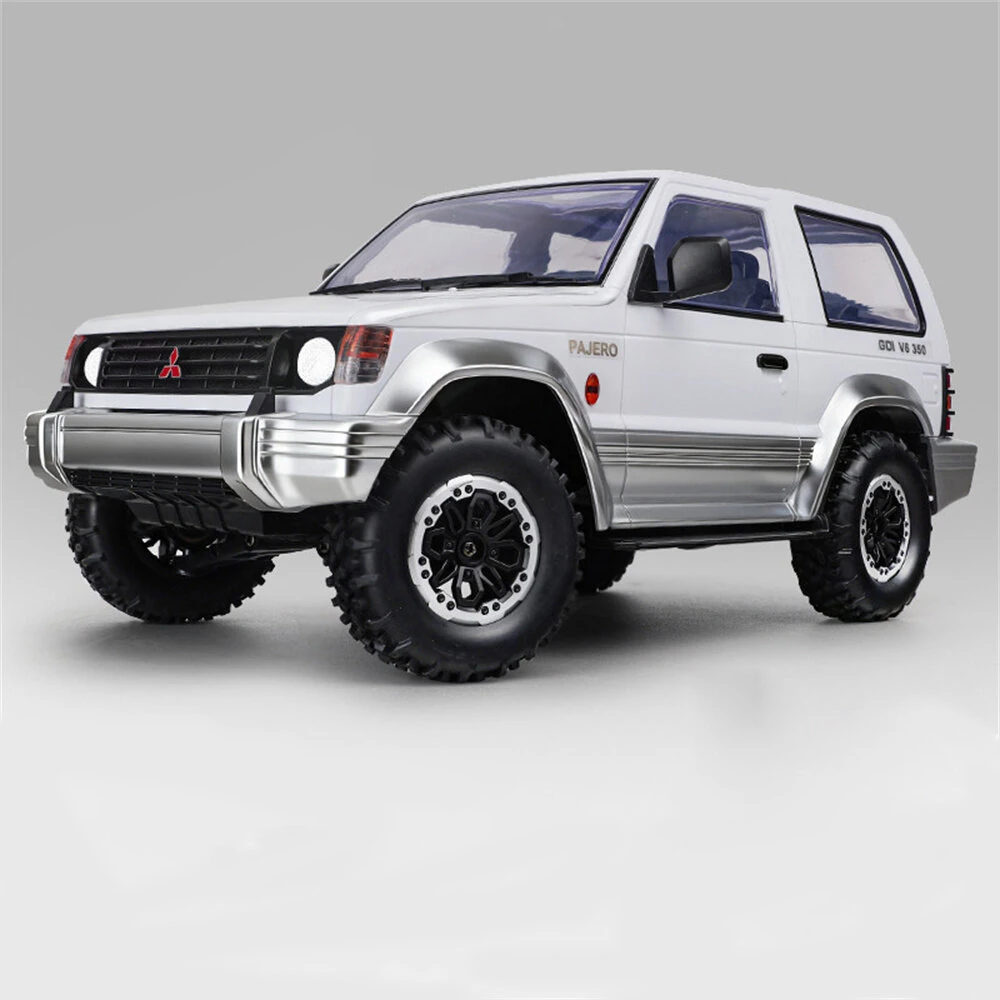LDRC 1297S Newly Upgraded RTR 1/14 2.4G 4WD Mitsubishi Pajeyo V24WG 1992 Sport RC Car Dual-Speed Mechanical Shifting Classis Off-Road SUV Climbing Truck LED Light Full Proportional Control Metal Gears CVD Straight Axle Vehicles Models Toys — LDR\/C