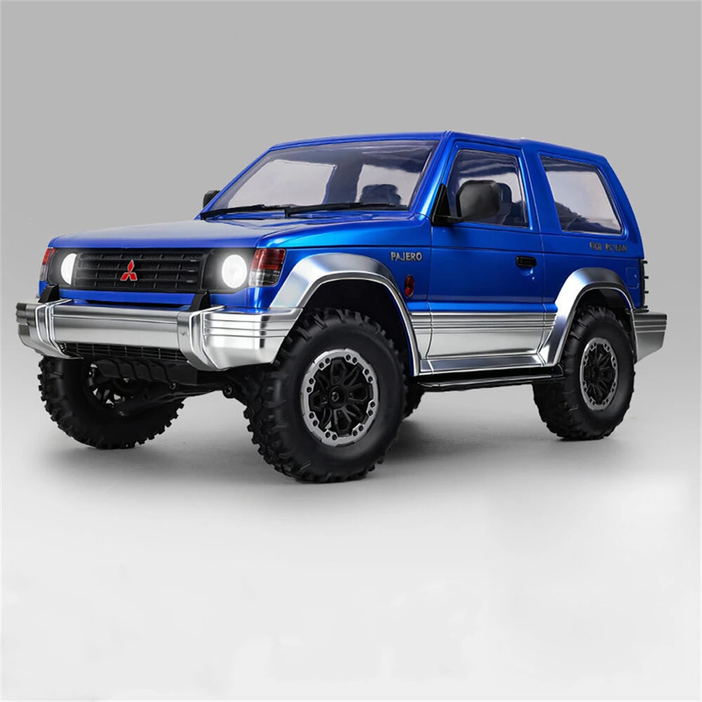 LDRC 1297S Newly Upgraded RTR 1/14 2.4G 4WD Mitsubishi Pajeyo V24WG 1992 Sport RC Car Dual-Speed Mechanical Shifting Classis Off-Road SUV Climbing Truck LED Light Full Proportional Control Metal Gears CVD Straight Axle Vehicles Models Toys — view 2