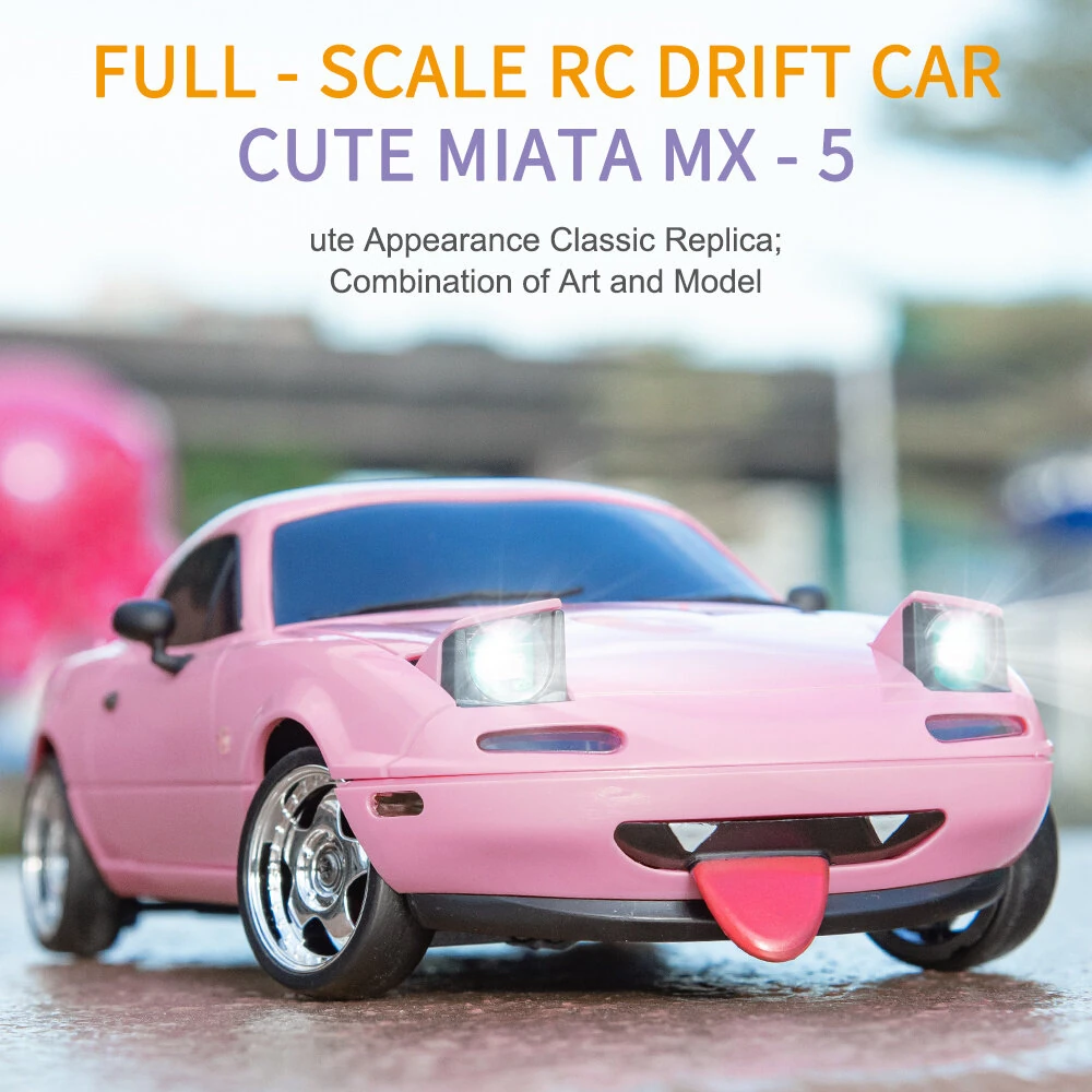 LDRC 1804 RTR 1/18 2.4G RWD RC Car Drift for Mazda MX-5 Miata NA Gyro LED Light Official Licensed On-Road Full Proportional Remote Control Racing Vehicles Models Toys — view 8