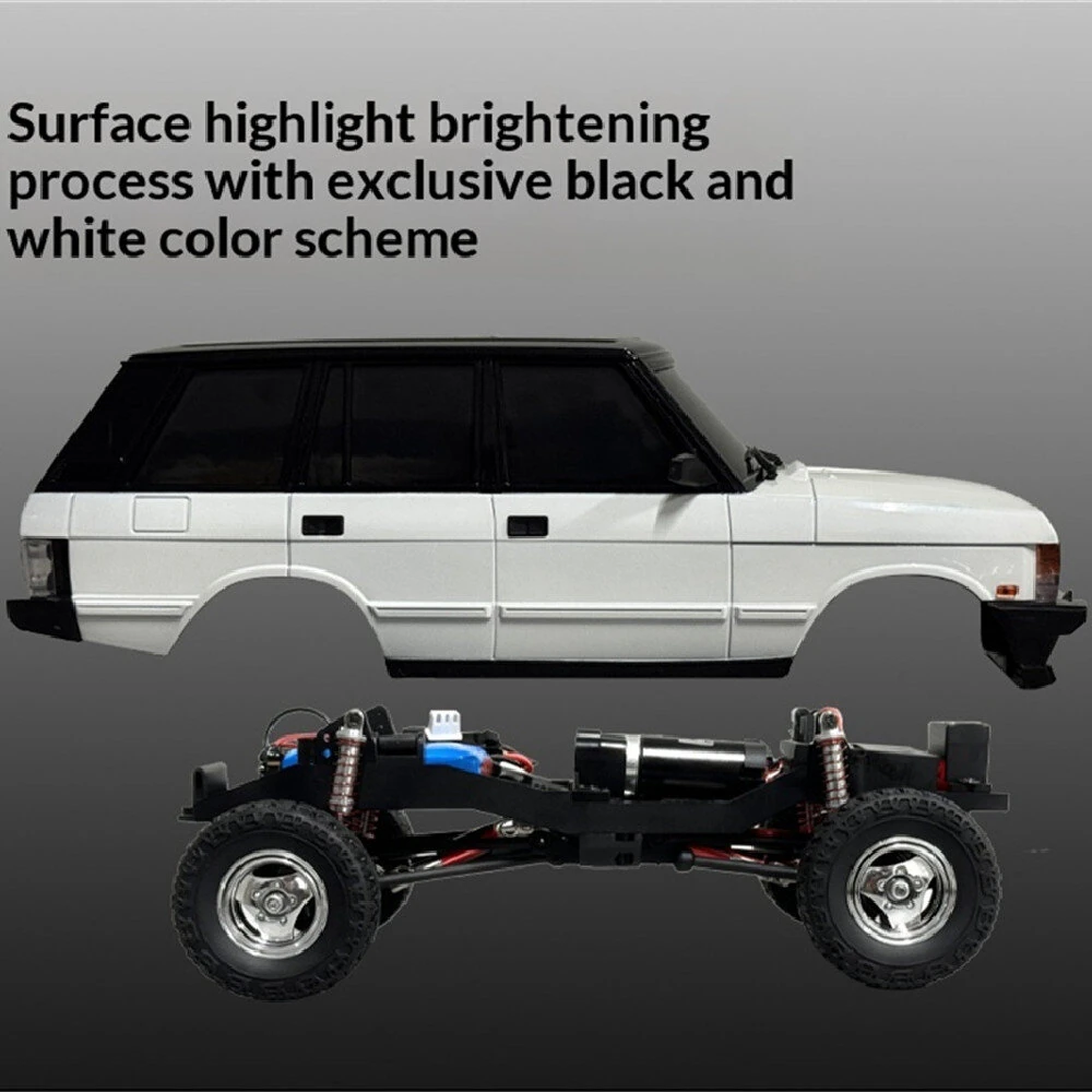 LDRC 18401 PRO RTR 1/18 2.4G 4WD FOC Sensored Brushless RC Car Rock Crawler Off-Road Climbing Truck LED Light Full Proportional Vehicles Models Metal Drive Shaft Oil Shocks Toys — view 11