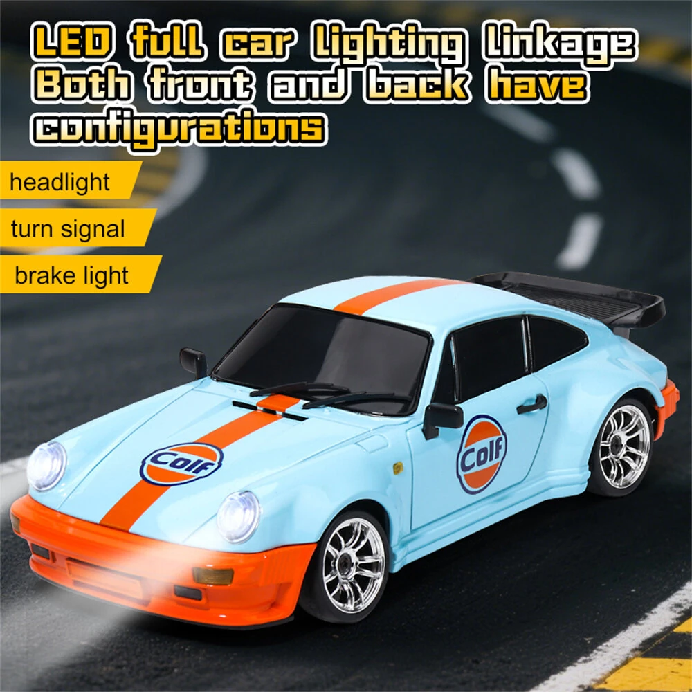 LDRC 1898 RTR 1:18 Scale RC Drift Car with Gyro & LED Lights 2.4G RWD Radio Control Car for Adults and Kids Alloy Body Shell Ready to Run — view 10