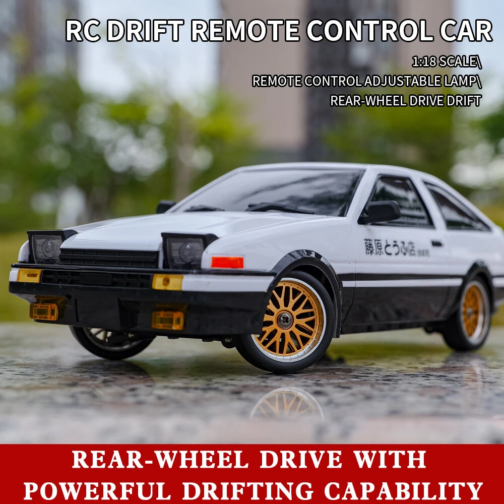 LDRC LD-A86P RTR 1/18 2.4G RWD RC Car Drift Vehicles Flip LED Lights Full Proportional Controlled Models Toys — view 12