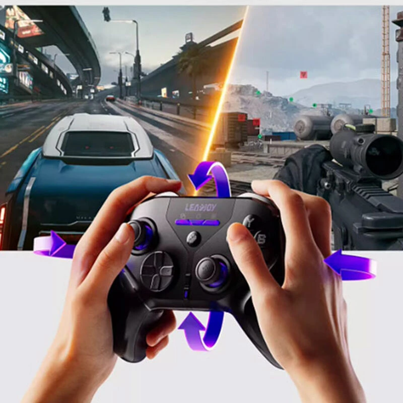 LeadJoyPlus XENO PLUS Dual Mode Wireless Controller with TMR Hall Effect Joystick Hall Effect Linear Trigger Mechanical Switch 1000Hz Polling Rate Gamepad for PC Switch iOS Android — view 4