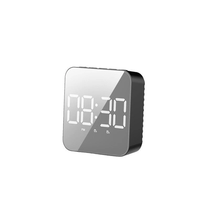 LED Clock Student Alarm Clock Plug-In Dual-Purpose Large Screen Display Digital Clock Voice-Controlled Temperature Clock — view 4