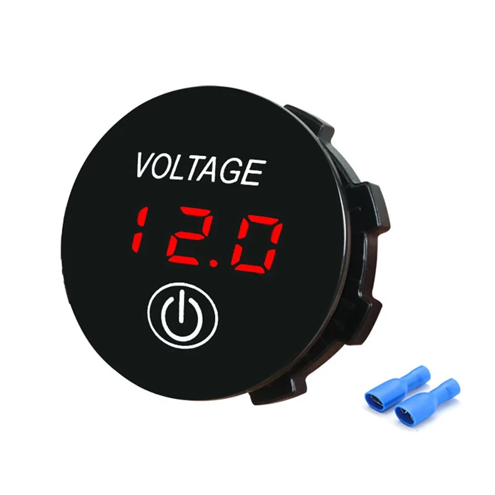 LED Digital Voltmeter 12V Waterproof Voltmeter Battery Tester with Digital Touch Display Panel for Car and Marine — view 2