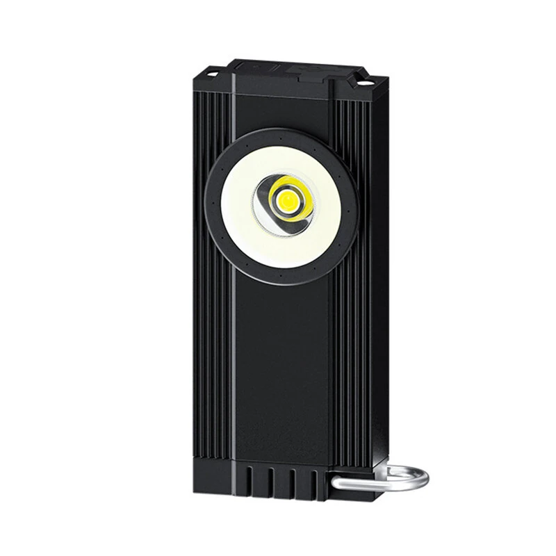 LED Keychain Light Mini COB Flashlight Rechargeable with Magnetic Tail Lantern Camping Portable Emergency Torch — view 2