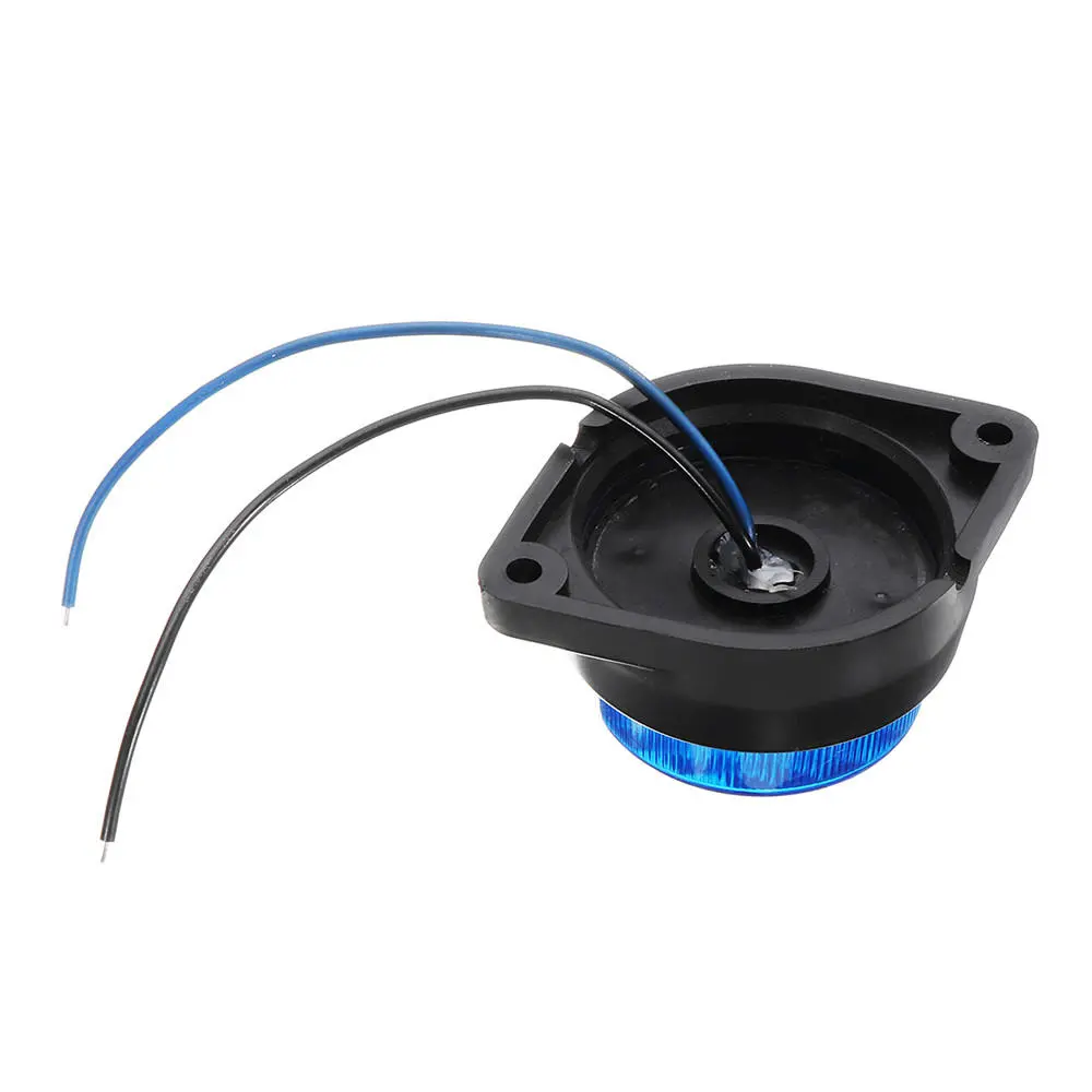 LED Light Clearance Front Rear Side Marker Indicator Lamp Round Outer Display Width Light — view 8