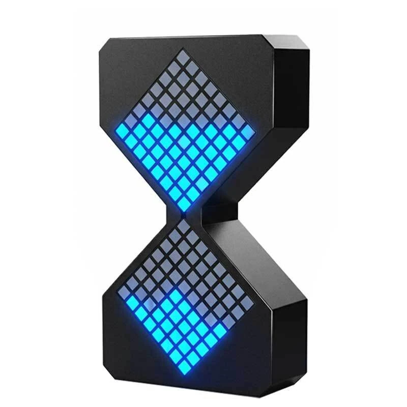 LED Matrix Electronic Hourglass Rechargeable USB Timer Adjustable Brightness Desk Clock 1-30 Minutes ABS Material Modern Design with Gravity Sensor — view 2