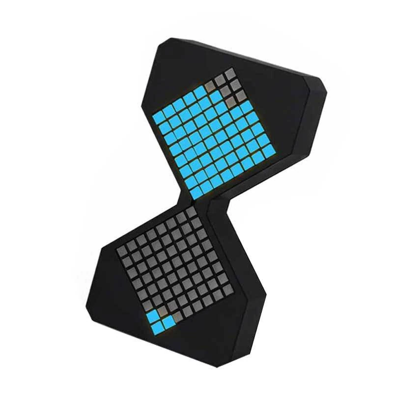 LED Matrix Electronic Hourglass Rechargeable USB Timer Adjustable Brightness Desk Clock 1-30 Minutes ABS Material Modern Design with Gravity Sensor — view 3