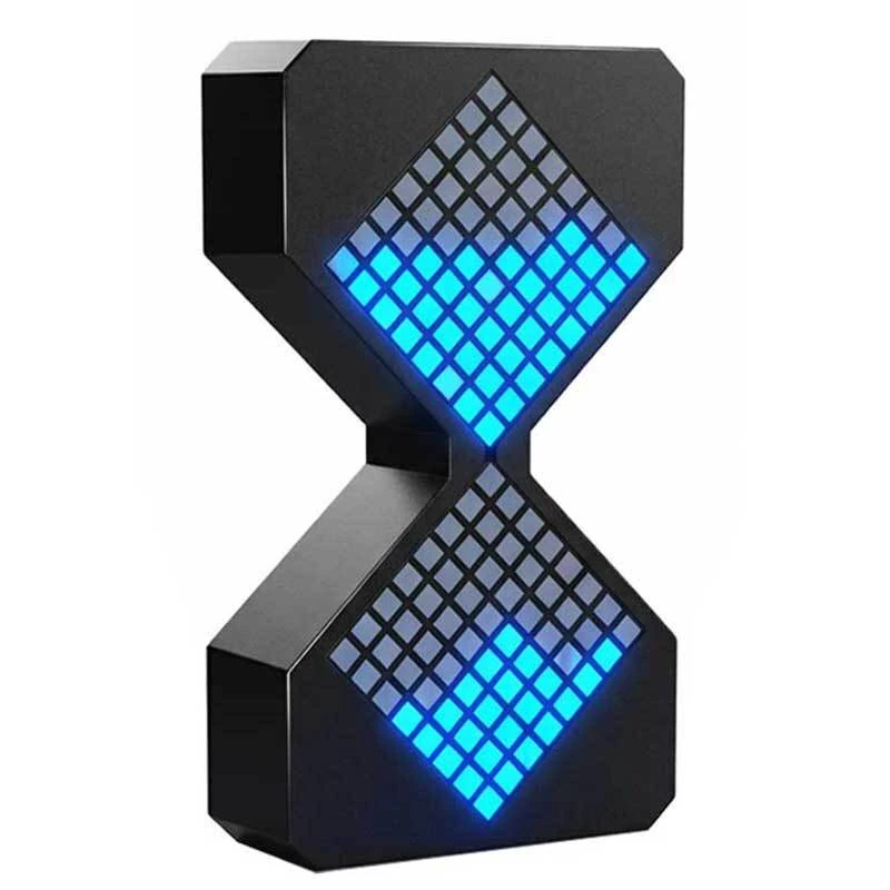 LED Matrix Electronic Hourglass Rechargeable USB Timer Adjustable Brightness Desk Clock 1-30 Minutes ABS Material Modern Design with Gravity Sensor — view 4