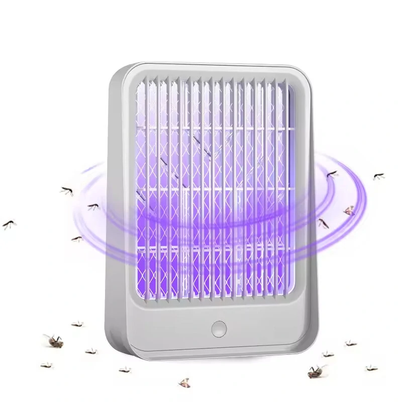 LED Mosquito Killer Lamp Dual-Power 800mAh Rechargeable Battery USB Charging Indoor Outdoor Bug Zapper Portable Light Source Efficient Insect Eliminator — view 3
