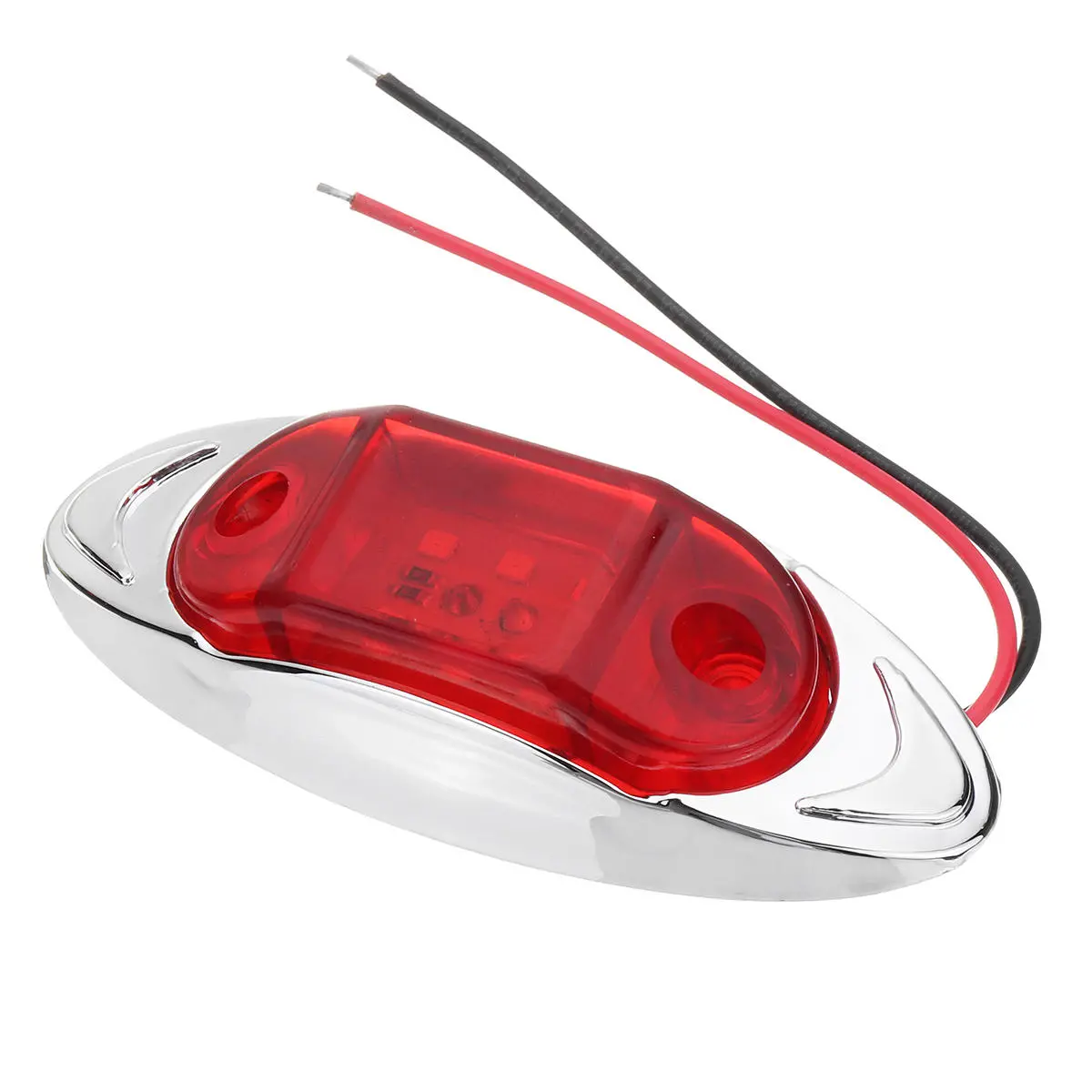LED Side Marker Indicator Lights Clearance Lamp DC 24V for Truck Trailer Bus — view 5