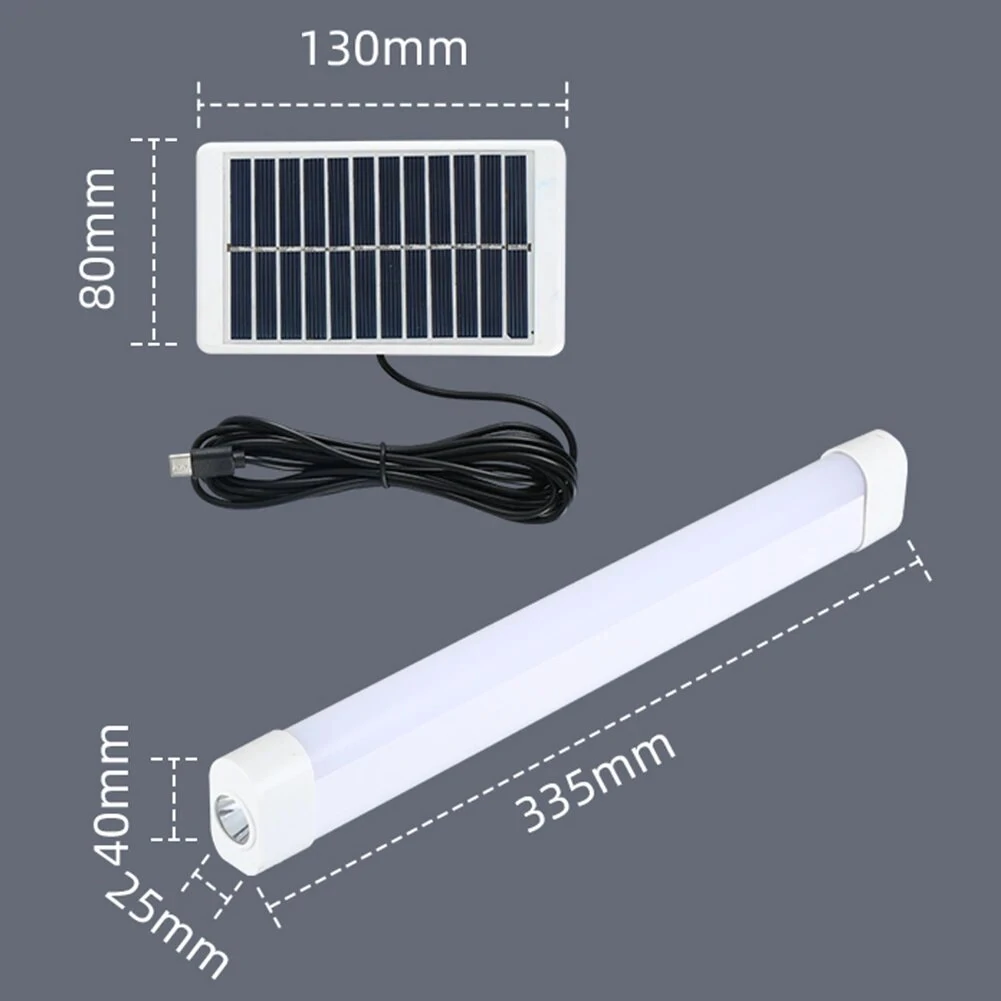 LED Solar Emergency Flashlight Hanging with Hook Portable Lantern Dimmable Multifunctional Type-C Charging for Outdoor Equipment — view 5