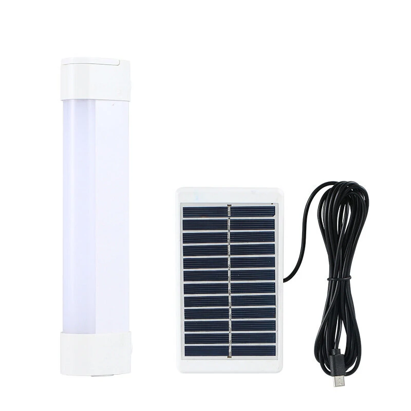 LED Solar Emergency Flashlight Hanging with Hook Portable Lantern Dimmable Multifunctional Type-C Charging for Outdoor Equipment — view 7