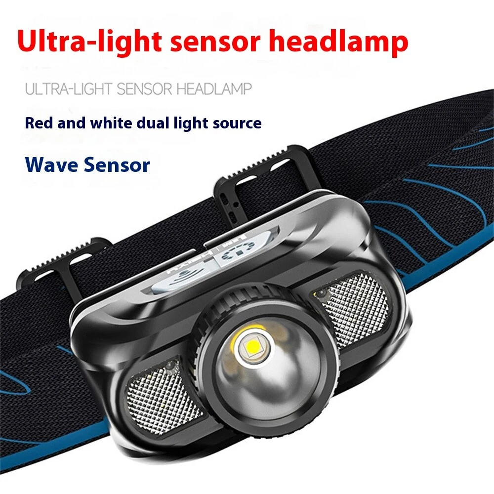 LEM Outdoor Long-Lasting Powerful Rechargeable Sensor Headlamp Ultra-Bright Headlamp for Outdoor Night Fishing Riding — view 5