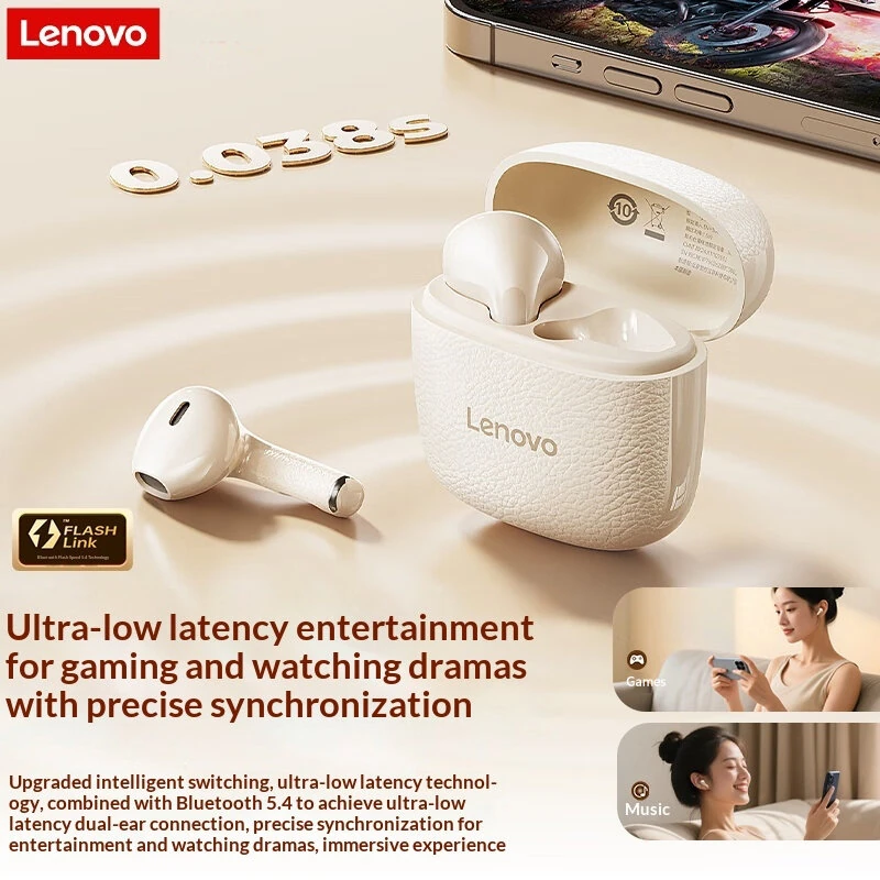 Lenovo EA166 TWS bluetooth Earphone 13mm Moving Coil 360° Stereo Sound Low Game Delay Smart Touch Control Semi-in-ear Sports Headphones — view 5