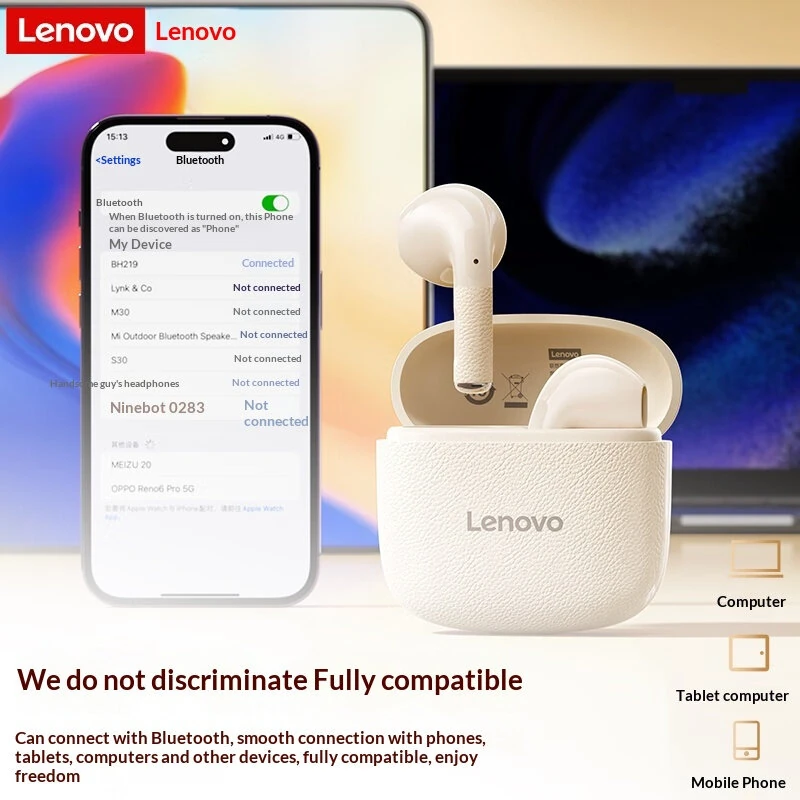 Lenovo EA166 TWS bluetooth Earphone 13mm Moving Coil 360° Stereo Sound Low Game Delay Smart Touch Control Semi-in-ear Sports Headphones — view 7