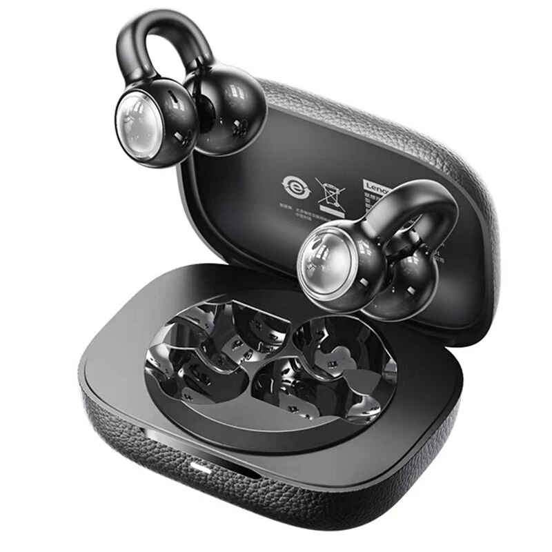 LENOVO EA430 Wireless bluetooth 5.4 Earphone 12mm Large Diaphragm Unit DT9.0 Transmission Tech HD Call Noise Cancelling 24H Playback Low Delay Open-ear Earclips Sports Headphones