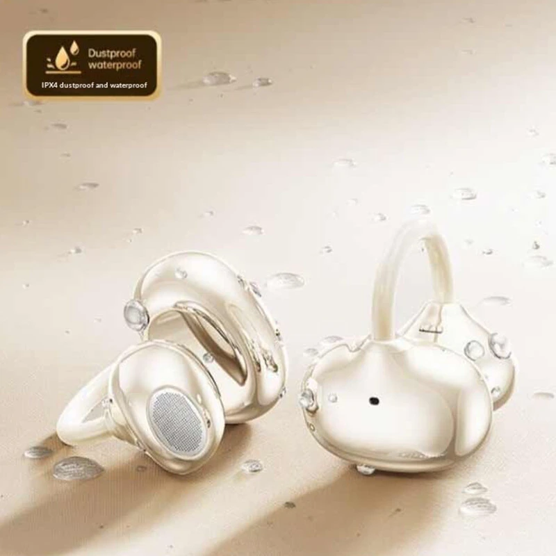 Lenovo XA390 TWS Earbuds Wireless bluetooth Earphone 13mm Dynamic Diaphragm Spatial Audio 4-Mic Smart Sound Pickup Touch Control Earclips Sports Headphones — view 6