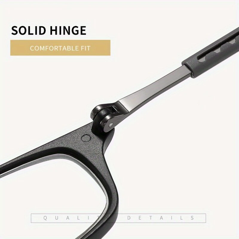 Lightweight Portable Soft Tape Hanging Neck Magnetic Reading Glasses Comfortable HD Anti-blue Light Presbyopia Glasses — view 7